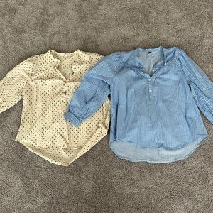 Old Navy Puff Sleeve Pullover Blouse Bundle
